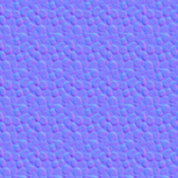 Normal map height alien skin game asset surface 3d texture seamless pattern material, scale reptile monster creature bump rough tactile paving dot wart lump