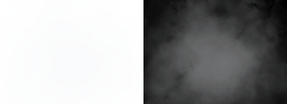 Realistic Soft White Fog Smoke Mist Overlay PNG Isolated on Transparent Background Atmospheric Haze Effect for Photo Editing and Digital Compositing