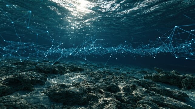 Underwater network connectivity in digital ocean environment