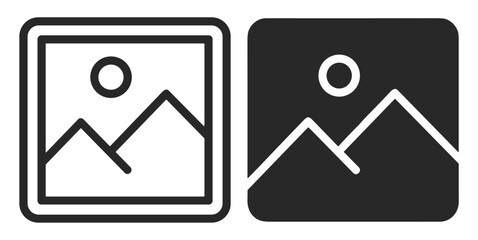 Set of hand-drawn black and white campfire and tent icons in outline and solid styles on transparent background © Артур Дацко