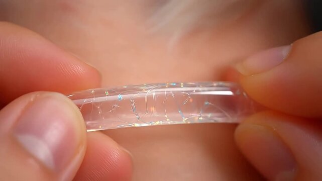 Stretchable Ion-Conductive Nanogel Elastic Fiber for Wearable Sensing