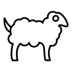 Obraz premium Sheep Icon