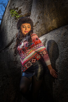 Andean Fashion Peruvian Textile Handmade textile fashion from the Peruvian Andes