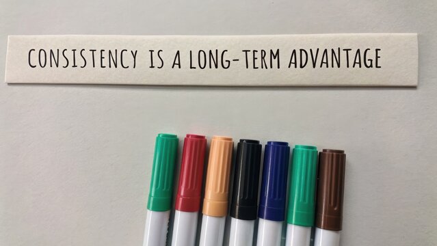 Consistency is a Crucial Element for Achieving Long-Term Advantages in Personal and Professional Growth Initiatives