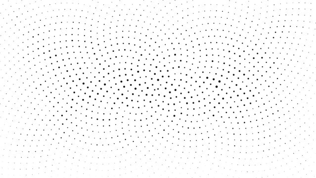 Black linear vertical halftone dots background abstract dot gradient pattern on white vector