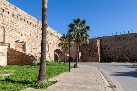 Archway passing through the city wall of Famagusta