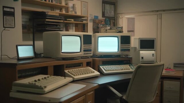 Retro computer setup