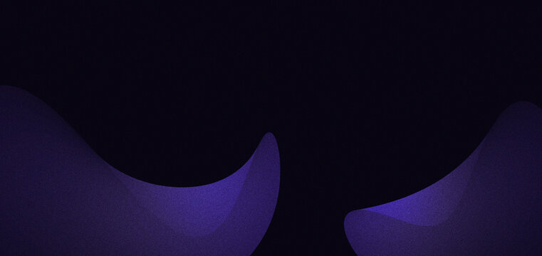 Purple abstract wave dark background curve gradient minimal texture forming flowing shape on black backdrop with modern geometric style