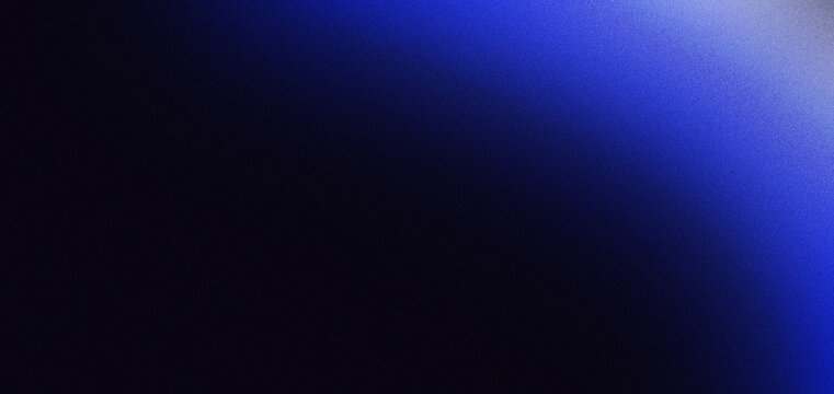 Blue black gradient abstract background texture dark blue abstract gradient background with grain texture and soft light vignette
