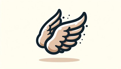 Obraz premium vector illustration of a wings