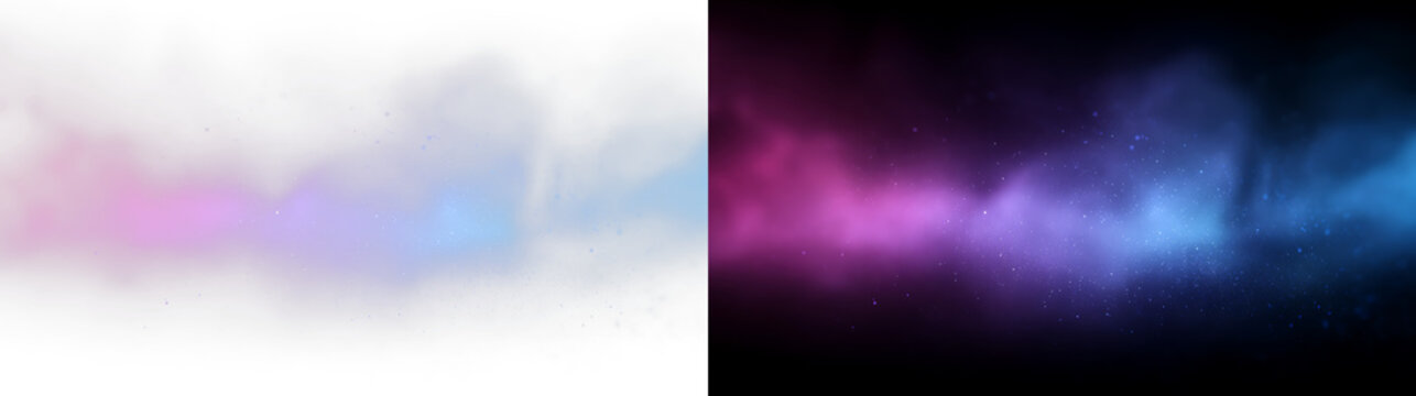 Abstract Cosmic Glow with Floating Stardust Particles PNG