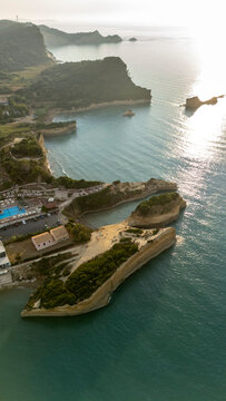 Kanali tou Erota creating unique seascape in Corfu