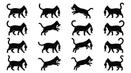 Fototapeta premium Minimalist blank white vector background template, high-quality EPS format for animal-themed graphic design projects, clean empty workspace for creative digital illustrations.