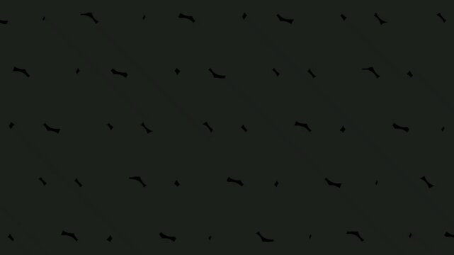 Abstract seamless pattern with small black organic shapes on a light grey background 4K Motion video