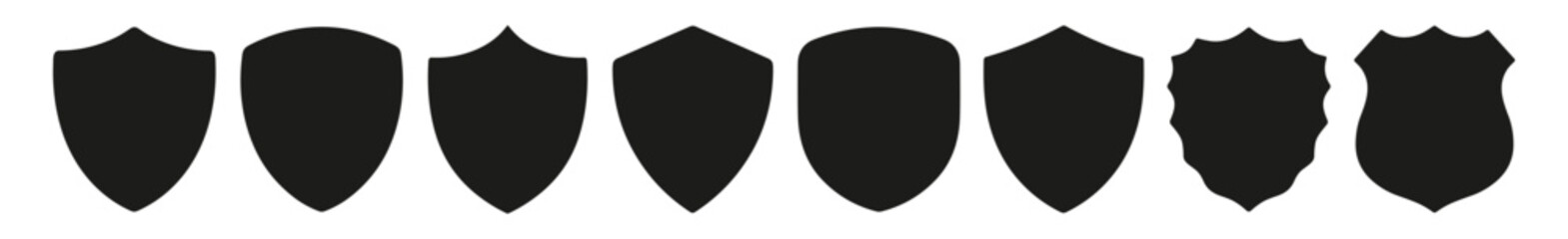 Black and white carousel horse icon set with simple and filled styles on transparent background © KKeitlin