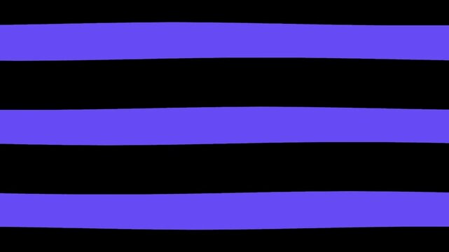 Horizontal stripes pattern with purple and black colors 4K Motion video