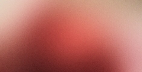Obraz premium Abstract blurred background, with a soft, gradient transition from, light beige to, deep maroon red, featuring a grainy, texture and out-of-focus, lighting effect