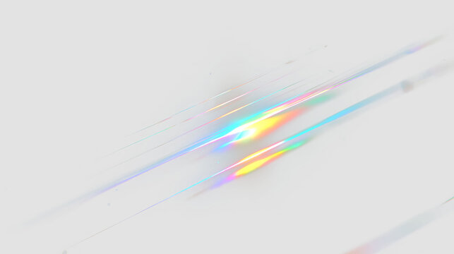 Colorful light rays streak across a transparent background in a dynamic design that suggests motion and energy