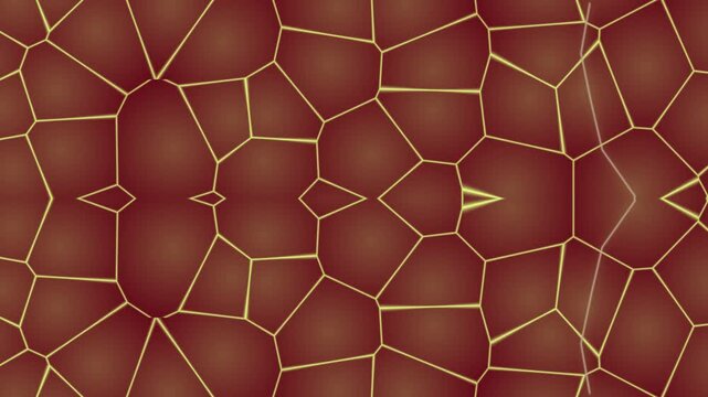 Abstract maroon mosaic.