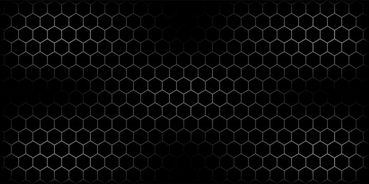 Honeycomb pattern with hexagon mesh. Texture bee comb grid. Flat vector illustration isolated on white background.