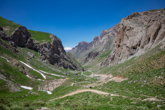 Cennet Cehennem Valley in Hakkari Turkey Dramatic Mountain Landscape and Deep Canyon