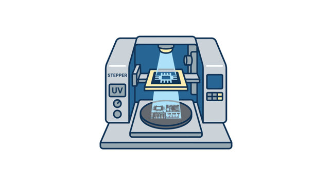 Advanced 3D Printer for Microchip Manufacturing with UV Light Technology