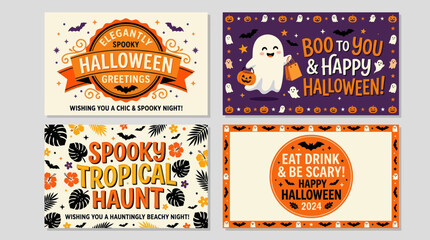 Halloween greetings and graphics collection © Iyan