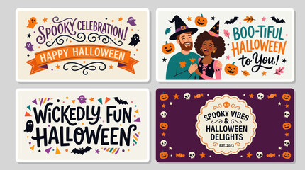 Happy halloween celebration greetings © Jean