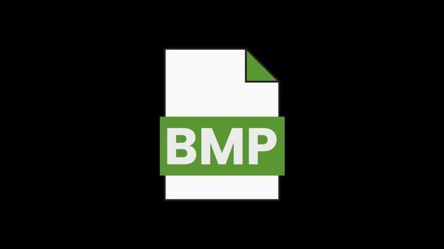 BMP File Icon: A simple, clean graphic representation of a BMP file format icon, commonly used for bitmap images, indicating digital graphics and file management.