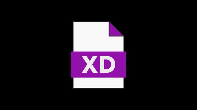 Adobe XD File Icon: A simple, clean graphic representing the Adobe XD file format, commonly used for user interface and user experience design.