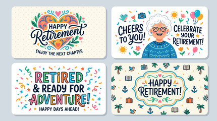 Retirement celebration greetings and messages © Miko