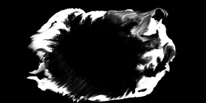 Black ink brush paint stroke transition Brush leak spreads over screen liquid splashing, drops, strokes, stain grunge. stencil frame drip spray, liquid graffiti ink splatter background, watercolor 4K