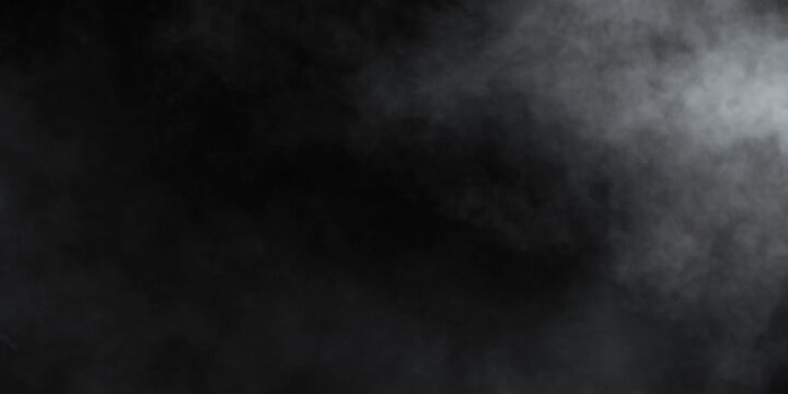White smoke on a black background. Slow motion. Vape smoke. Vapor , fog, ice smoke cloud , realistic smoke cloud best for using in 4k composition.