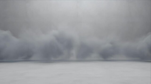 Cinematic smoke cloud background minimal fog floor soft haze grey scene dreamy atmosphere abstract studio space modern design backdrop calm mood surreal atmospheric texture dreamy effect abstract