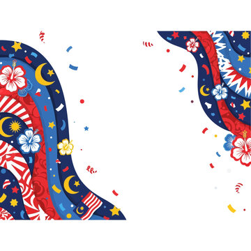 Malaysia National Day Celebration Background