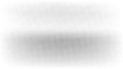 Halftone dot pattern background, black and white gradient texture vector, minimalist pop art comic style overlay for graphic design and print © Absarul