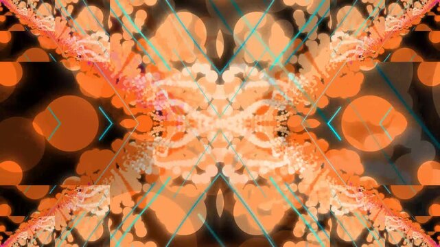 Abstract orange pattern.