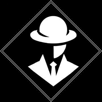 man with hat vector