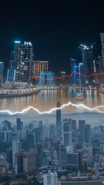 Premium Overlays Lightning 3 VERTICAL &ndash; Realistic Lightning Effects, Electric Storm Overlays and High Voltage Energy Visuals for Cinematic Video Editing