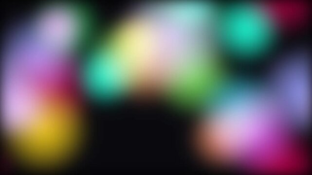 Abstract organic gradient blob animation seamless loop