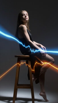Premium Overlays Lightning 9 VERTICAL &ndash; Realistic Lightning Effects, Electric Storm Overlays and High Voltage Energy Visuals for Cinematic Video Editing