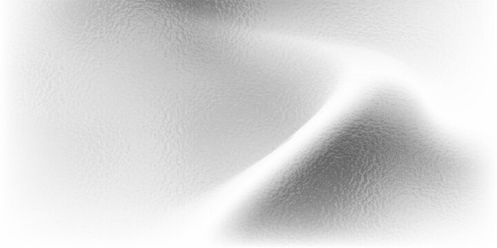 Silver gradient background. Foil paper, glitter effect. Chrome metal grey pattern. Gradation noise texture. Vector abstract illustration for web, card, bg, certificate design
