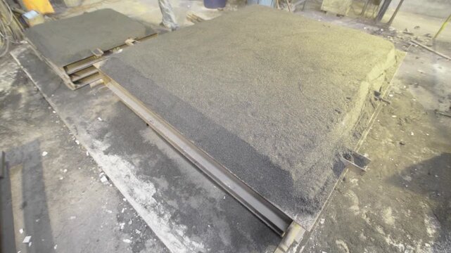Industrial Sand Casting Mold in Factory