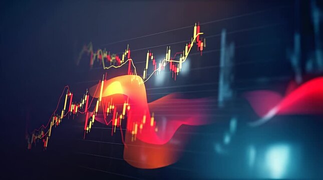 Dynamic Financial Data Visualization Colorful Graphs and Charts