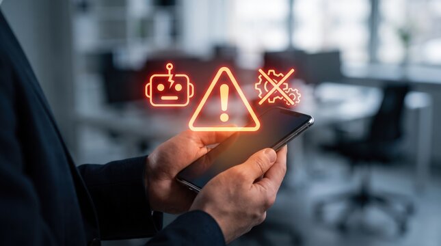 Mobile Device Cyber Security Incident Response: System Error Troubleshooting, Network Technical Malfunction Diagnostics, and Hardware Breakdown Maintenance using Automated Robot Assistant Interface