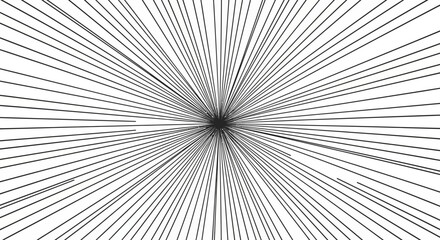Fototapeta premium Abstract Diagonal Black Lines on White Background, Minimalist Geometric Pattern, Perspective Effect