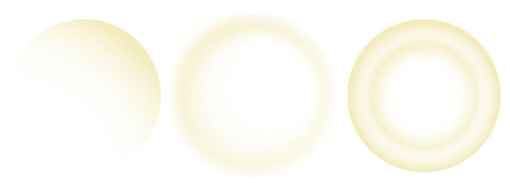 Neon glowing golden circular ring overlay with circle particles light effect luminous ring frame, easter eggs on white background