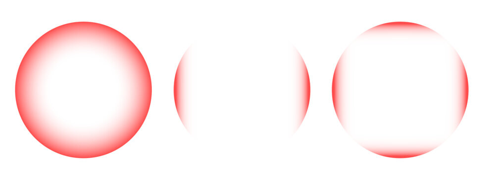 Neon glowing golden circular ring overlay with circle particles light effect luminous ring frame, vector illustration of a red heart