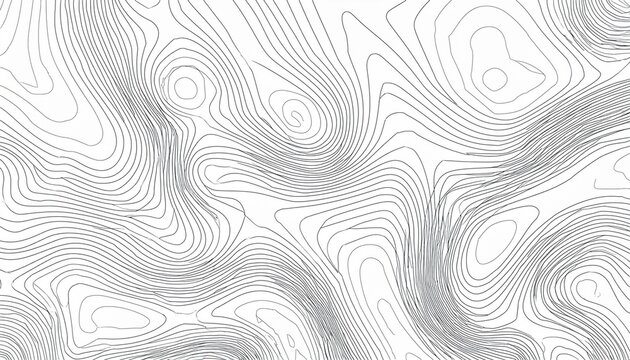 Abstract Minimal The Patter Discovery Vector Topo Map Creative Discovery White Wave Grid Stripe Line Map Topography Modern Design With White Background With Topographic Wavy Pattern Design