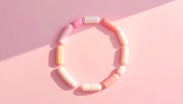 Pastel Circular Frame